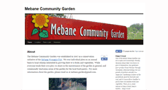 Desktop Screenshot of mebanegarden.org